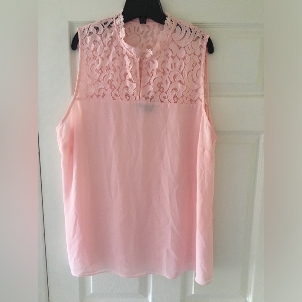 Sz 20 pink tank blouse